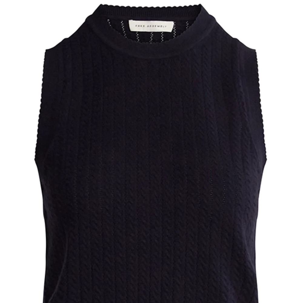 Free Assembly Women's Cozy Yarn Cable Sweater Shell